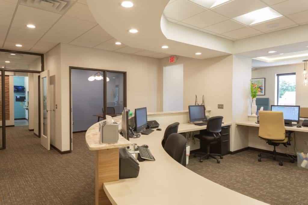 Office reception - Laurich Dentistry - Canton - Farmington Hills - Livonia