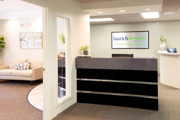 Front desk - Laurich Dentistry - Canton - Farmington Hills - Livonia